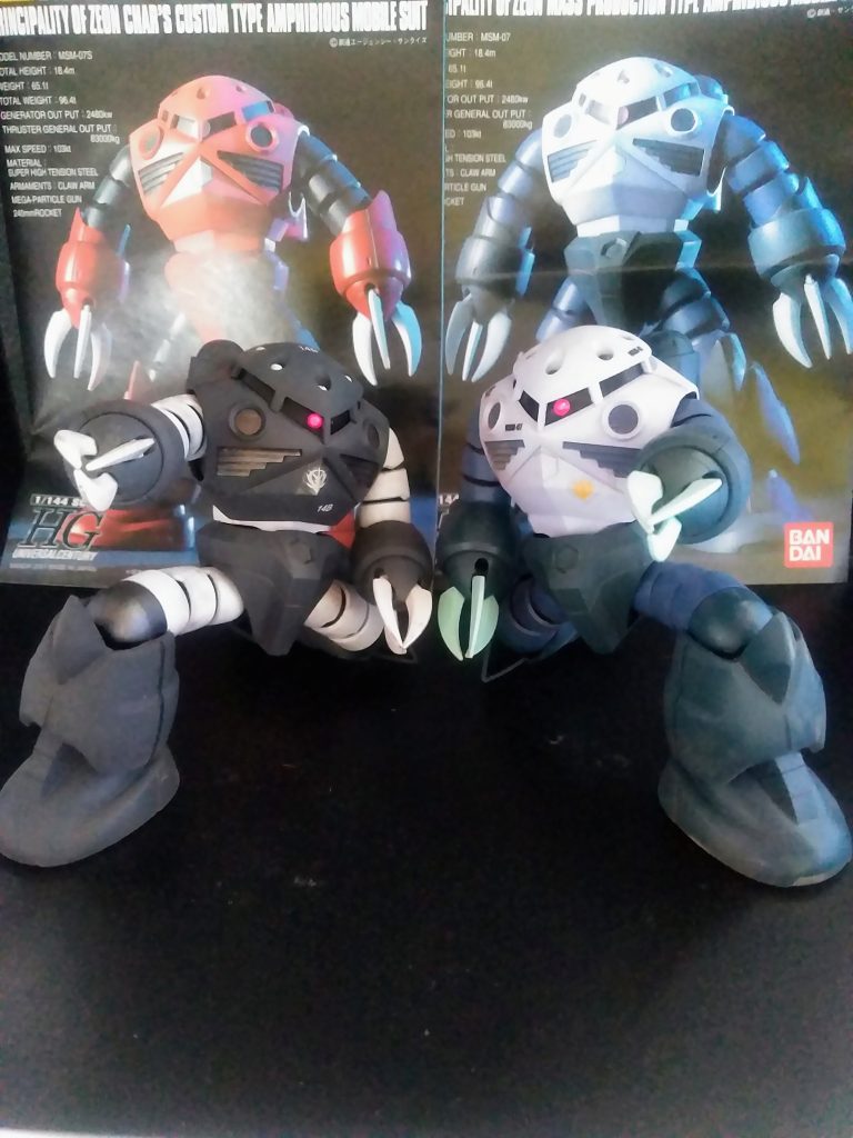 『水泳部』を代表するMS。この異形なデザインはほんと素晴らしいですよね。