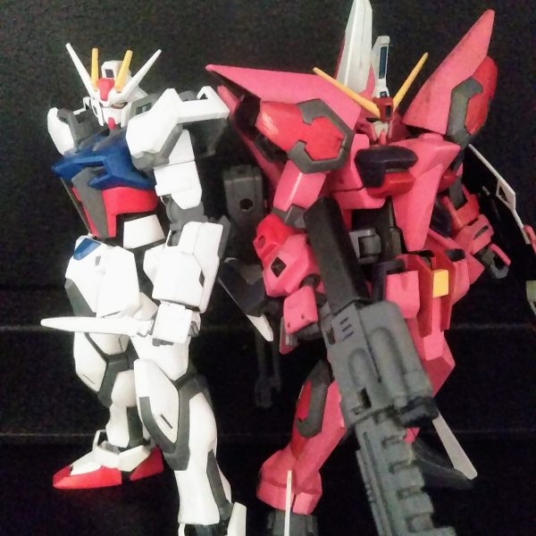 HGCE ストライク ガンダム & HG イージス ガンダム