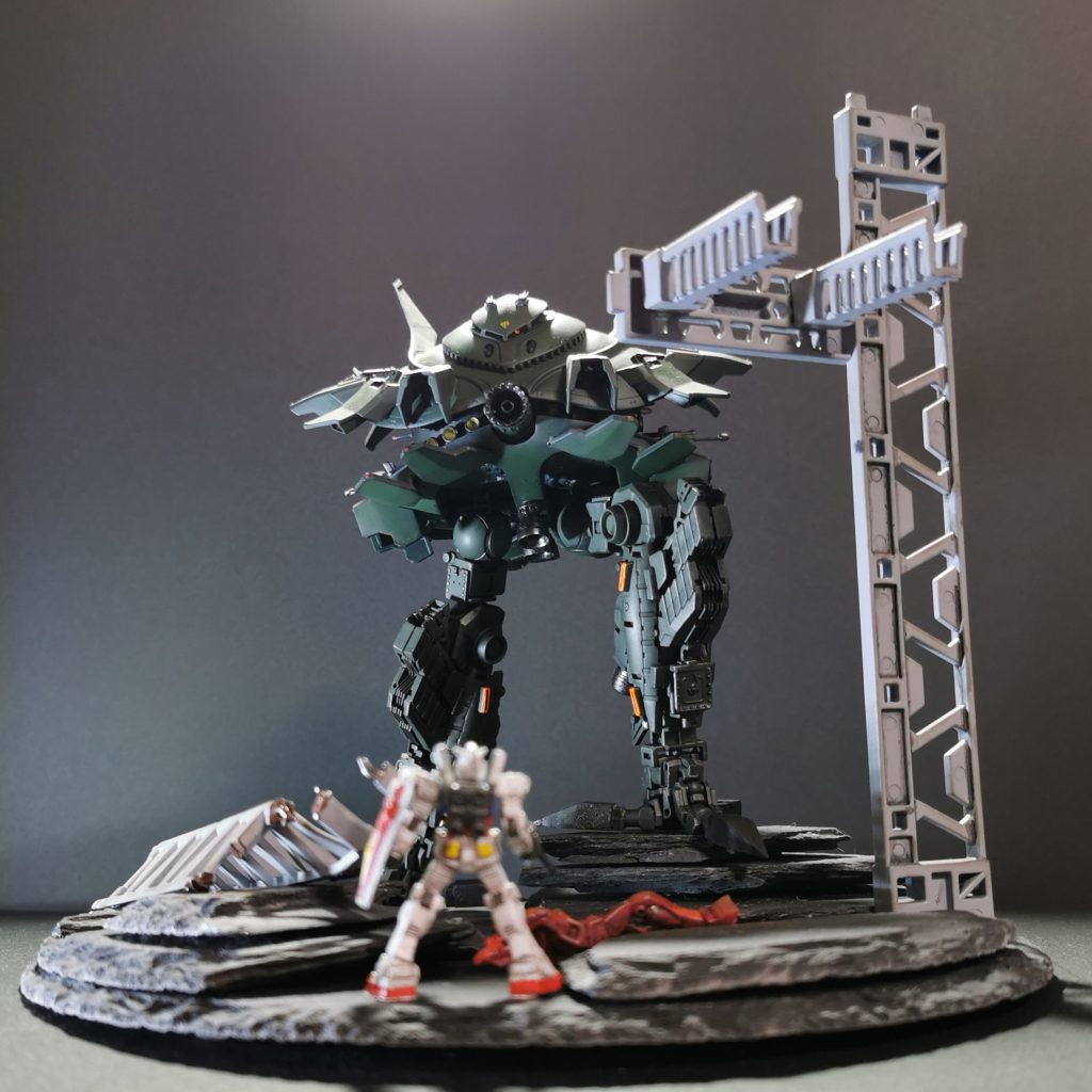 旧キット 1/550 ビグザム–3枚目/制作者：@nono836