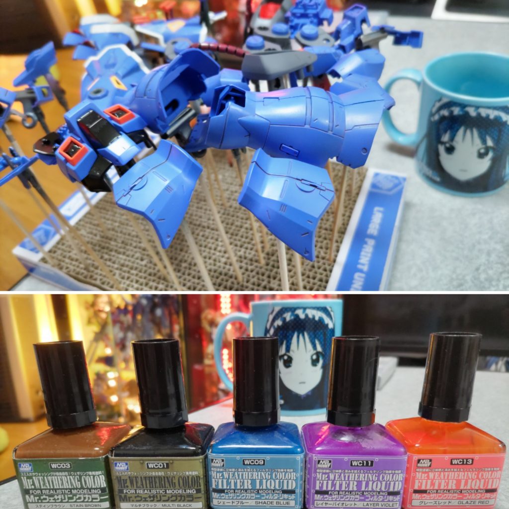 写真じゃ分かりにくいですが、スミ入れ、ウォッシング、フィルタリング。