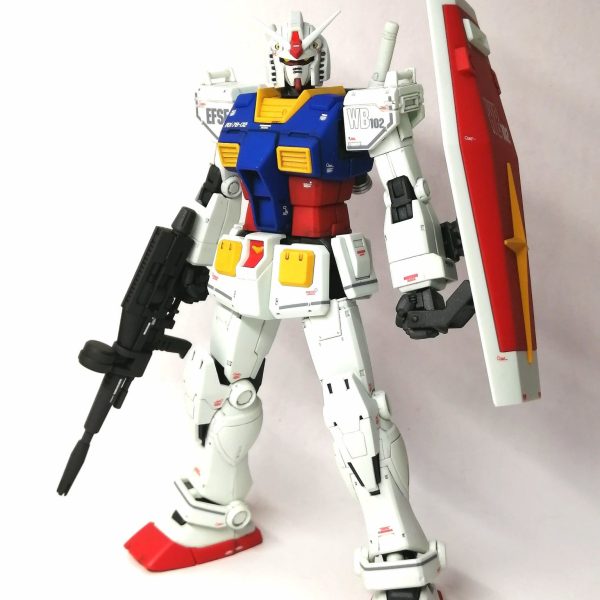 エアブラシ全塗装ククルス・ドアンの島版ガンダム