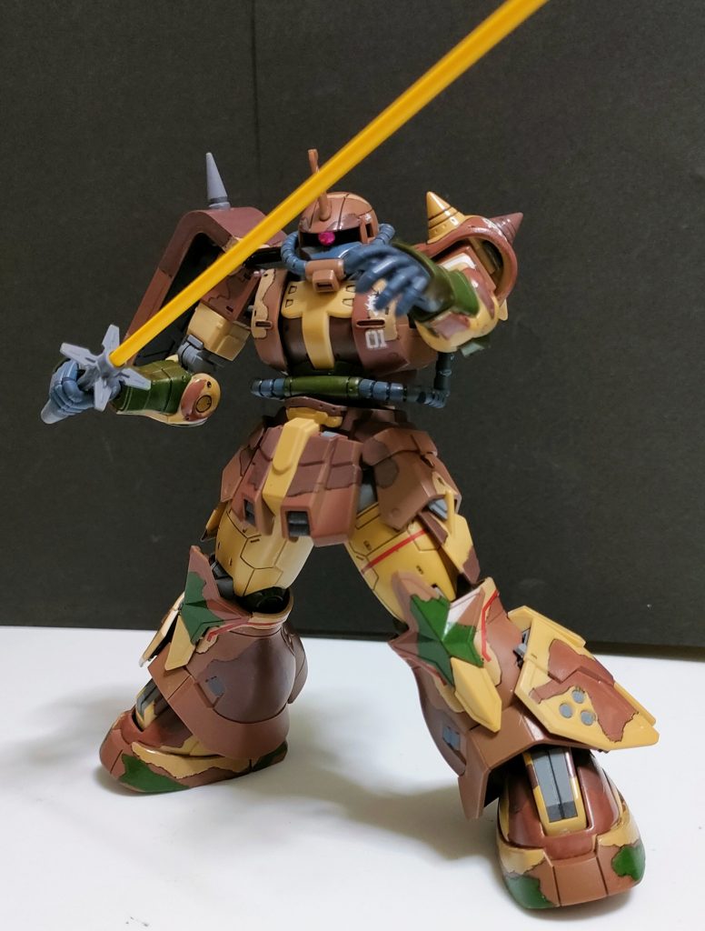 ＨＧ 1/144 高機動型ザク 地上用 エグバ機–4枚目/制作者：@Ymarl1