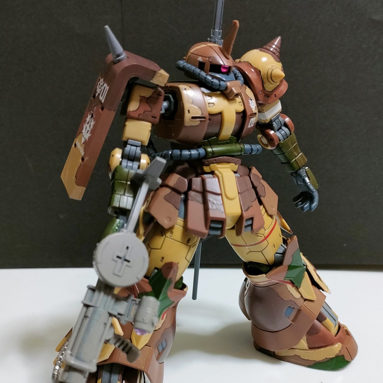 HG ザク高機動型エグバ機 ジムスレッガー機 フルアーマーガンダム