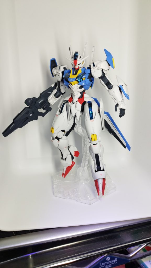 組んだあと、シール貼ってつや消しをしたあとに、組んで終わり。