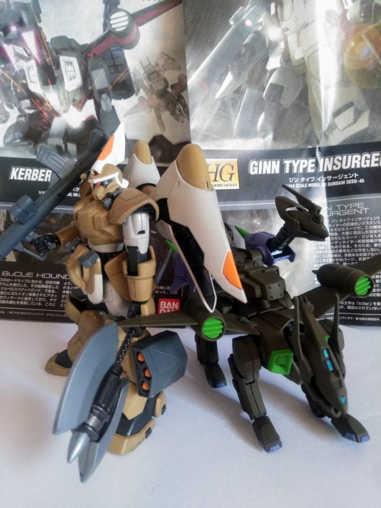 HG ジン タイプ インサージェント & HG ケルベロス バクゥ ハウンド