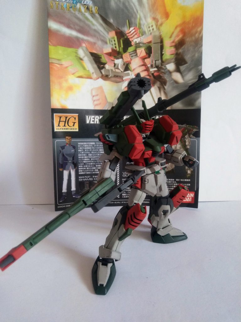 この子も既存のキットに新規パーツを足したパターン『350mmガン ランチャー・94mm高エネルギー ビーム砲』