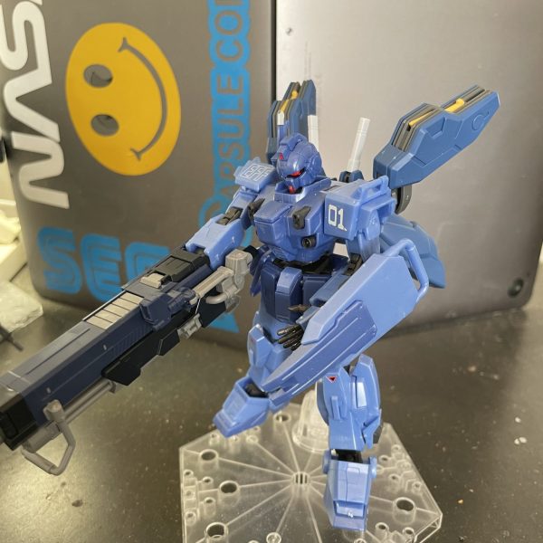 HG ブルーディスティニー1号機＋エアリアル改修型バックパック