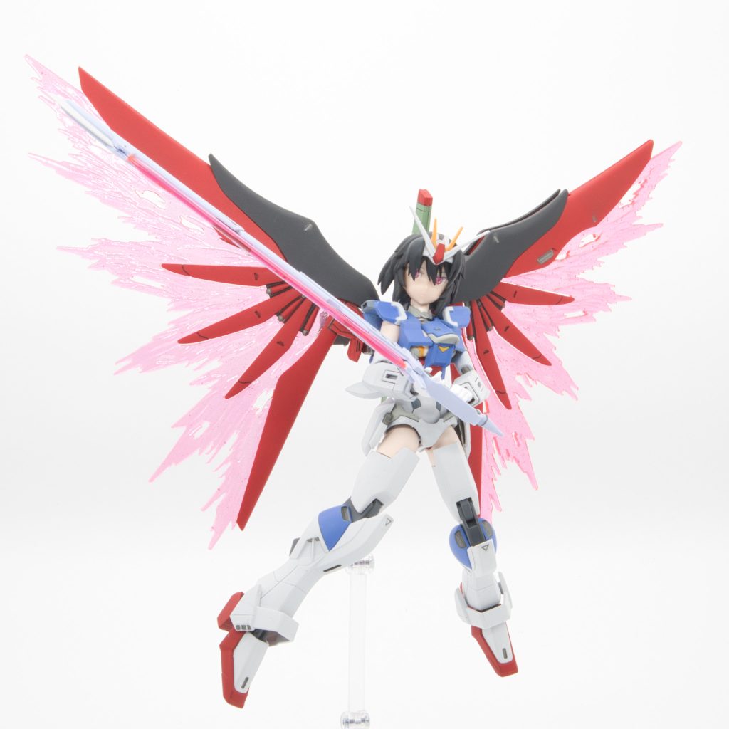 光の翼はガンダムマーカーEX 月光蝶ホロシルバーを軽く吹いてみましたがよくわからんですね、、最後まで閲覧頂きありがとうございます。