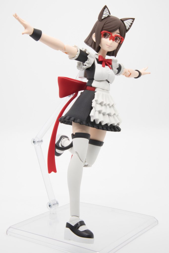 カチューシャの猫耳はフレームアームズ・ガールのものに変更。