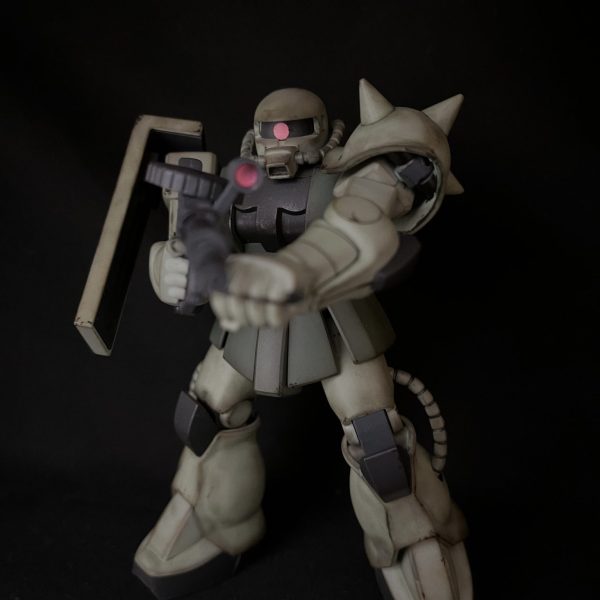 HGUC量産型ザク　ウェザリング仕上げ