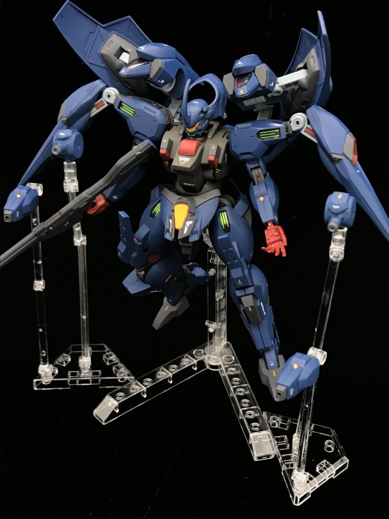 水星の魔女のウエポンディスプレイベースを活用しました。