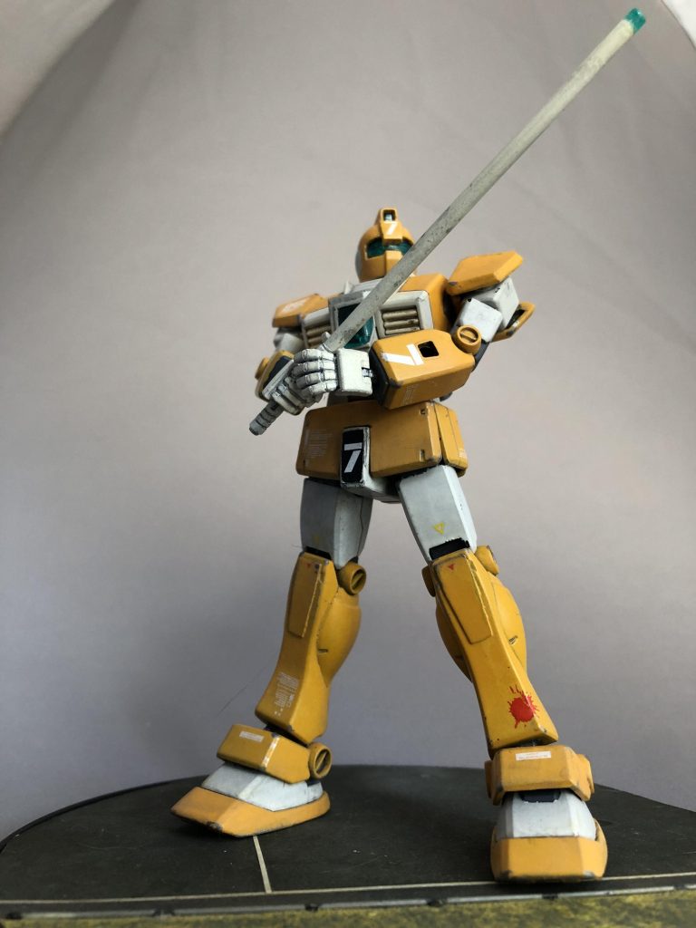 こちらは、オラ設定の模擬戦用サーベルです。パイロット達からは、通称「練習剣」と呼ばれています。