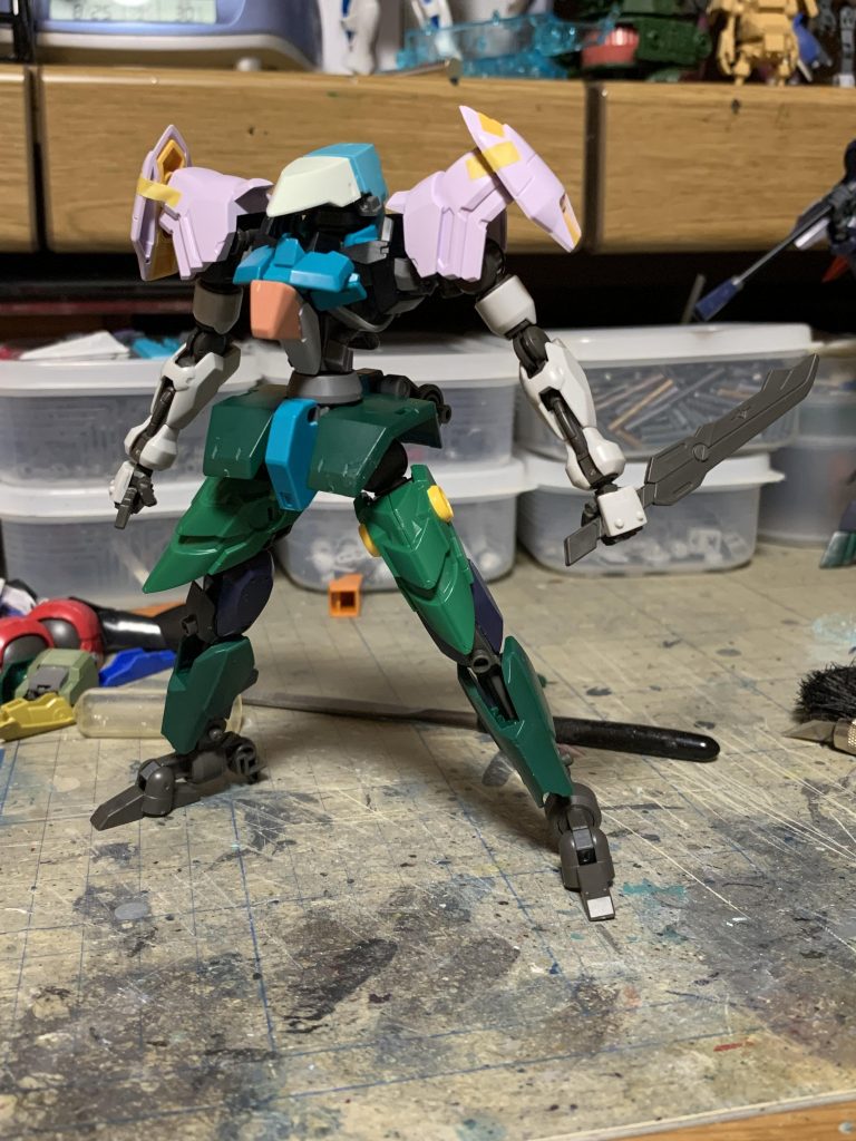 一旦はこの形に落ち着いて、かなり長い間放置することに……