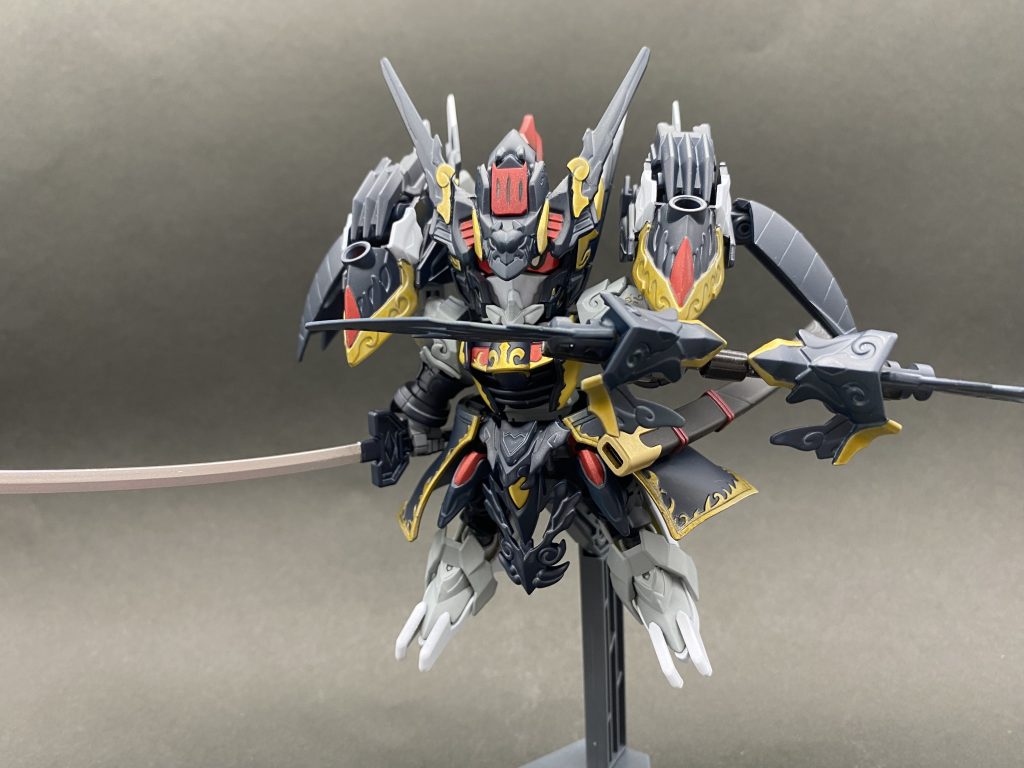 カラーリングはかなり黒寄りのブルーで塗装しています。調色は雰囲気でやりましたが気に入った色味が出たので良かったです!