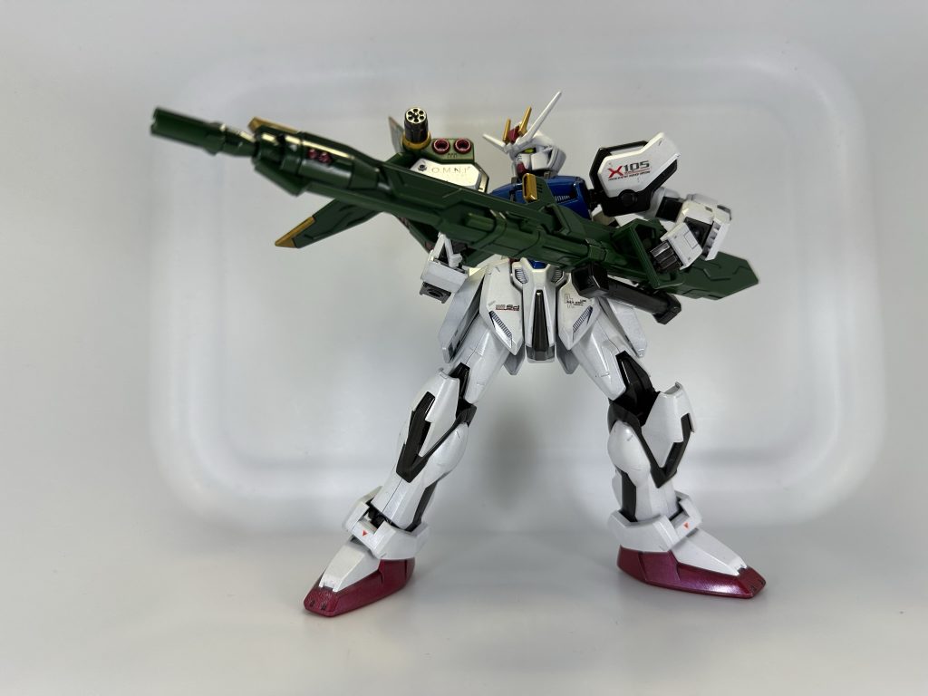 旧キット 1/100 ランチャーストライクガンダム–3枚目/制作者:素組マイスター【エアブラシデビュー★】