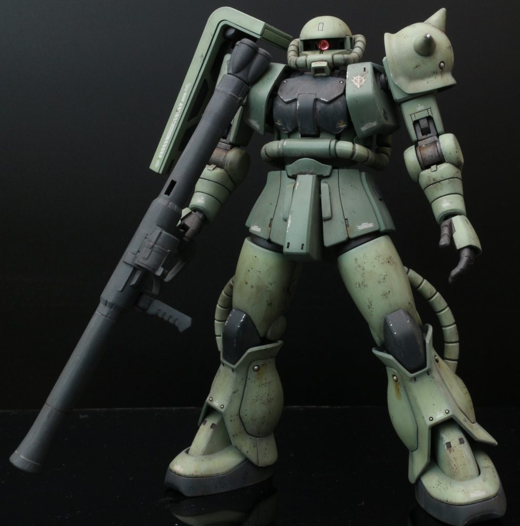 バズーカを持たせたver.実はシールドの位置を高くしている関係でバズーカを肩に担ぐのは苦手です．