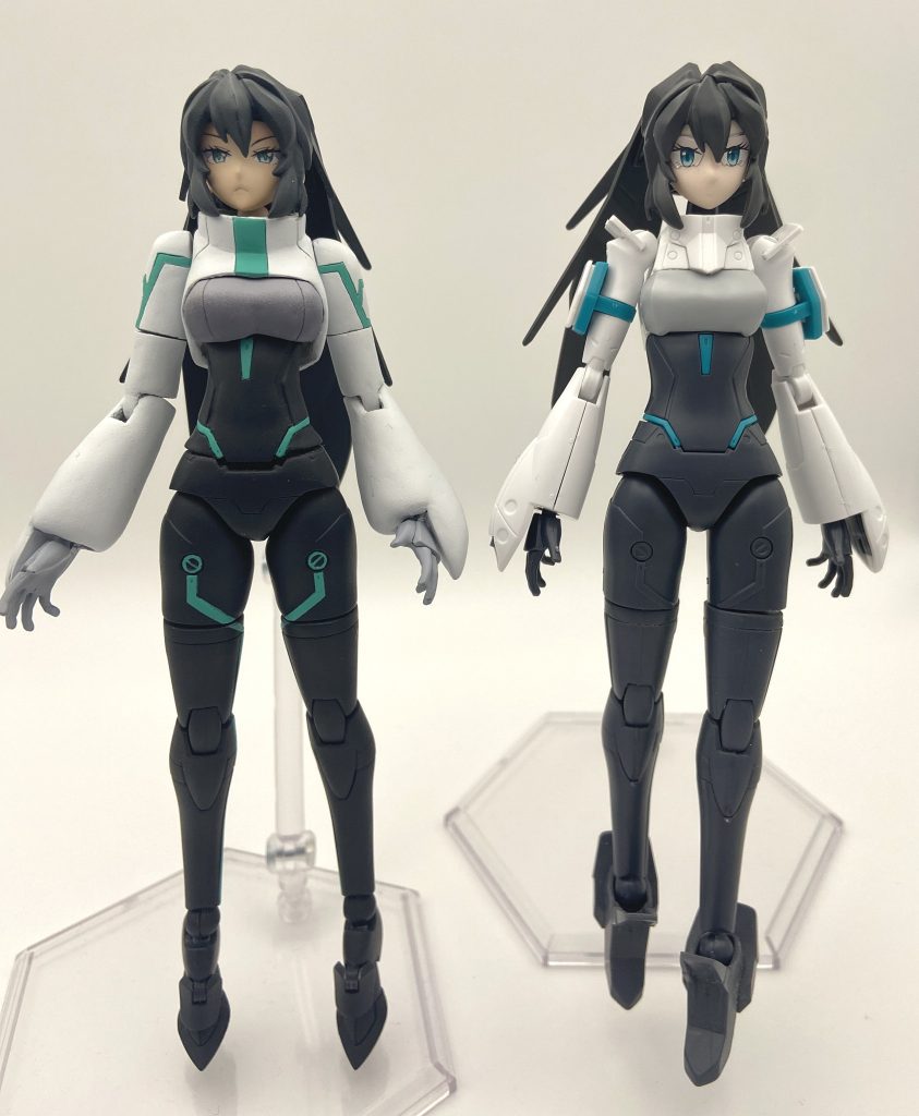 ■比較足は自分の好みで別キットのものに差し替えています。はじめてのパテ工作でしたが表面処理がいつまで経っても終わらず地獄を見ました。スポンジヤスリではなく板ヤスリでやるんでしょうか。