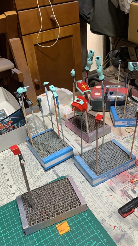 トップコート中。