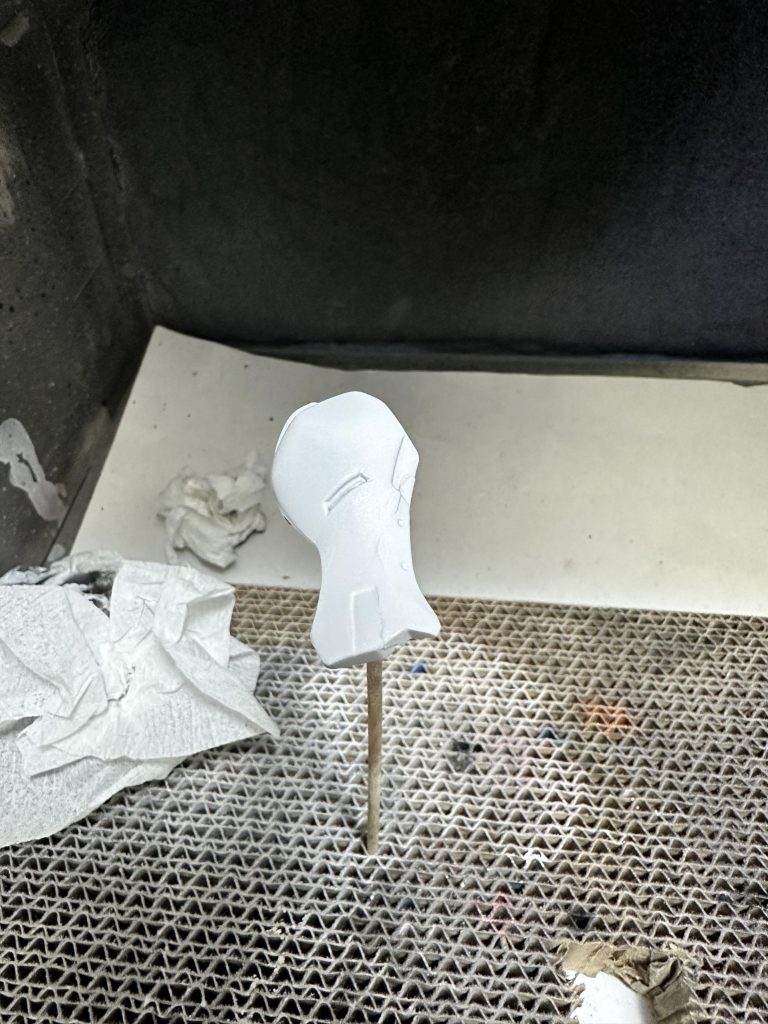 ヤスリがちょい足りなかったけど、まぁ内側だしいいかと妥協。