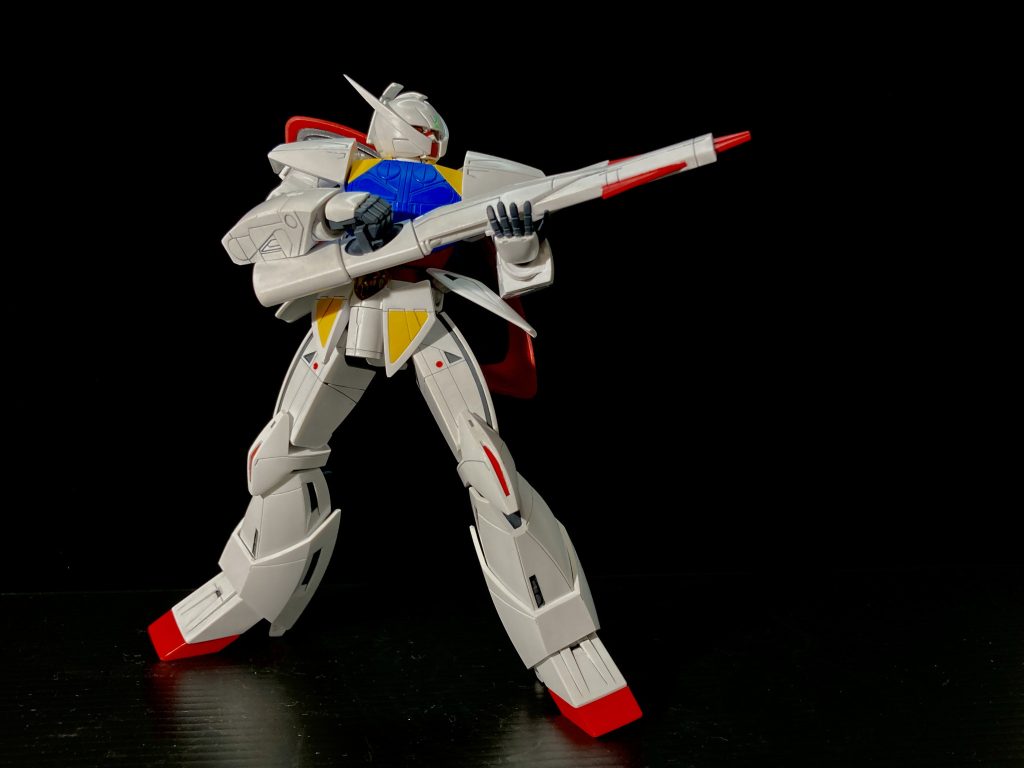 ビームライフル高出力モードで。武装がシンプルながらも汎用性は高いというのが、ワタクシ的な強機体の条件。まぁこいつの場合は月光蝶とかいうぶっ壊れ潜在能力があるので汎用性云々とかっていう次元では無いんですけど。