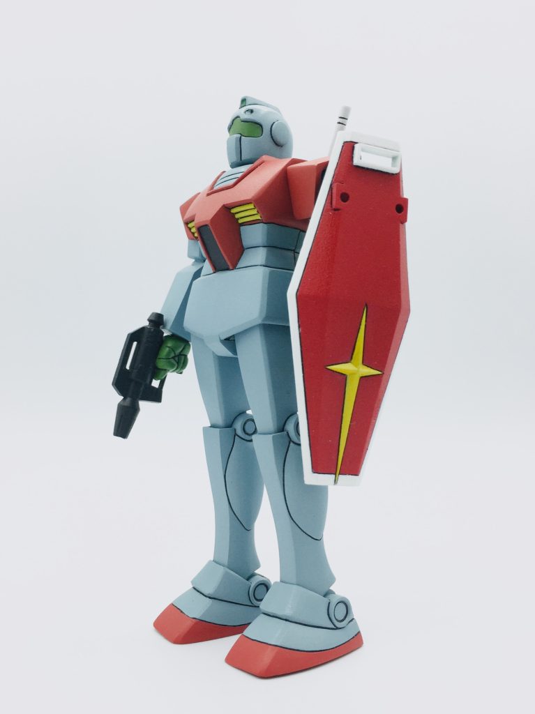 旧キット 1/144 ジム ガンプラ 塗装済み 完成–2枚目/制作者:kan-o-gunplablog
