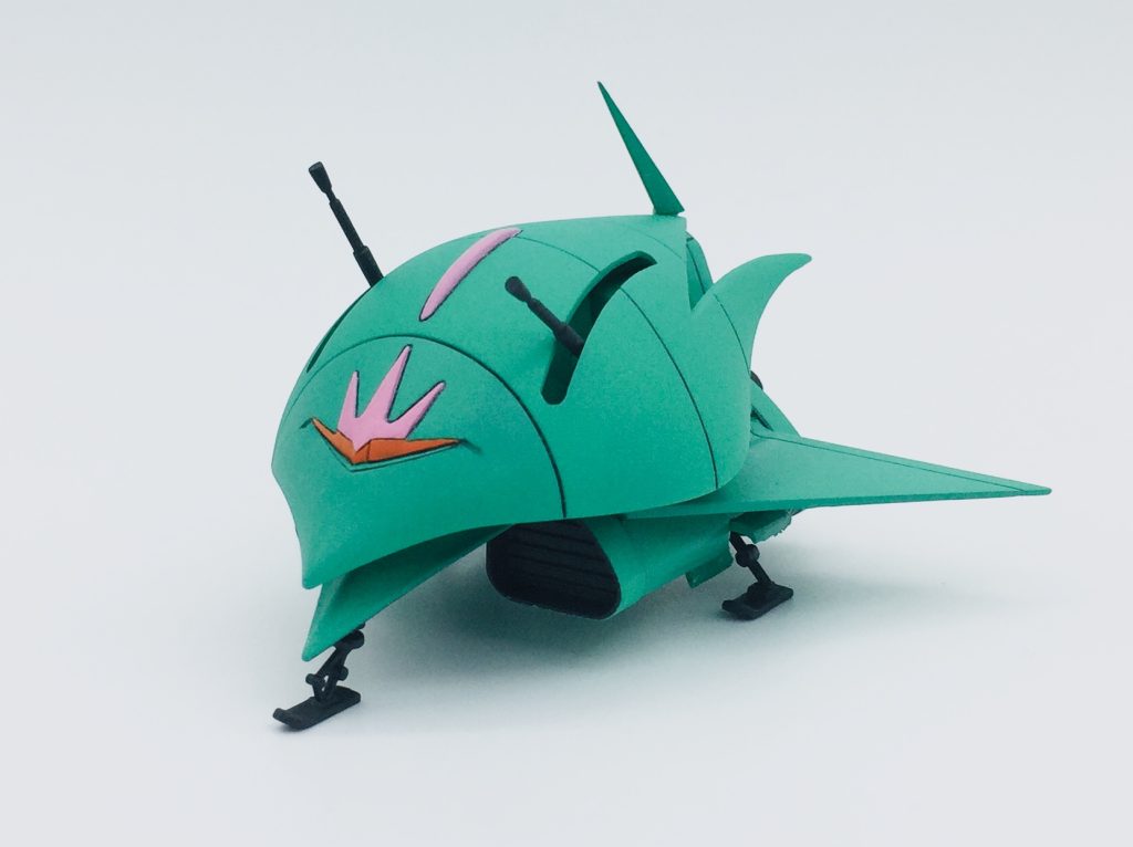 旧キット エルメス ララァスン 1/550 ガンプラ 塗装済み 完成–2枚目/制作者:kan-o-gunplablog