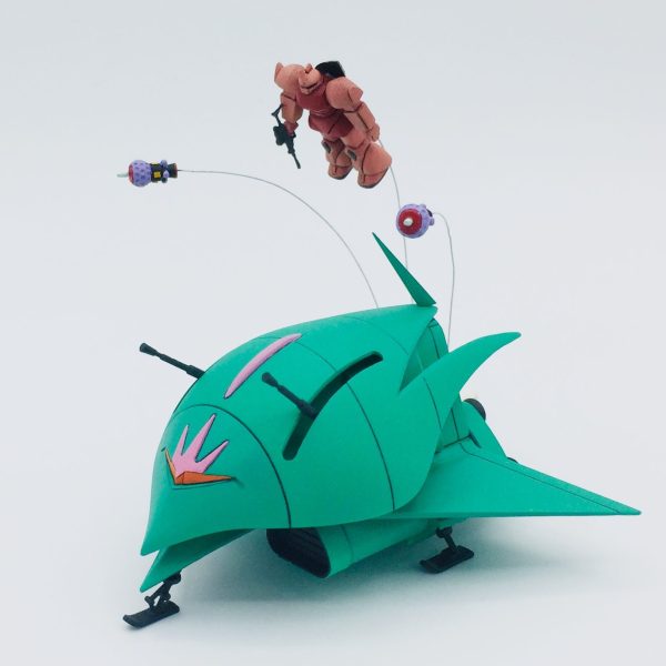 旧キット エルメス ララァスン 1/550 ガンプラ 塗装済み 完成