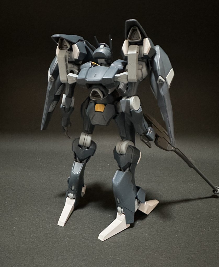 アニメの印象とはちょっと違ってしまいましたけれども、好きな色が出ました。筆塗り・全塗装ガンプラ　２０２３　その１４