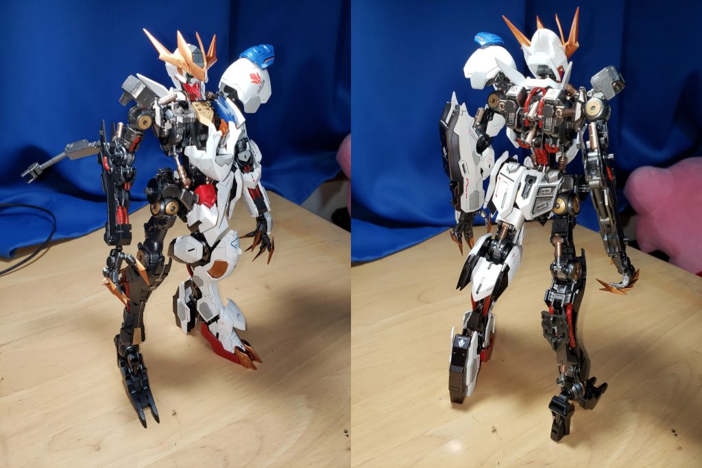 半身に装甲をつけた状態。全身につけると...