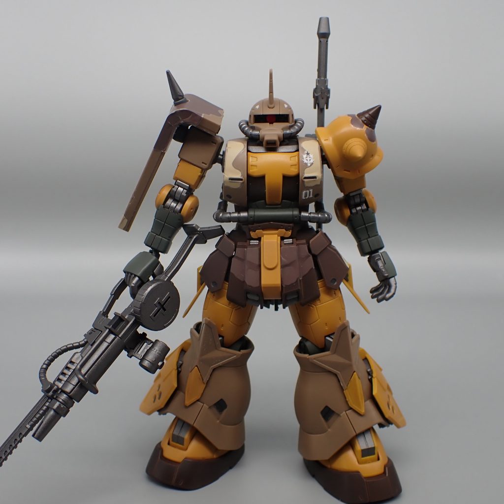 高機動型ザク地上機–4枚目/制作者：アンジェロのプラモデル工房