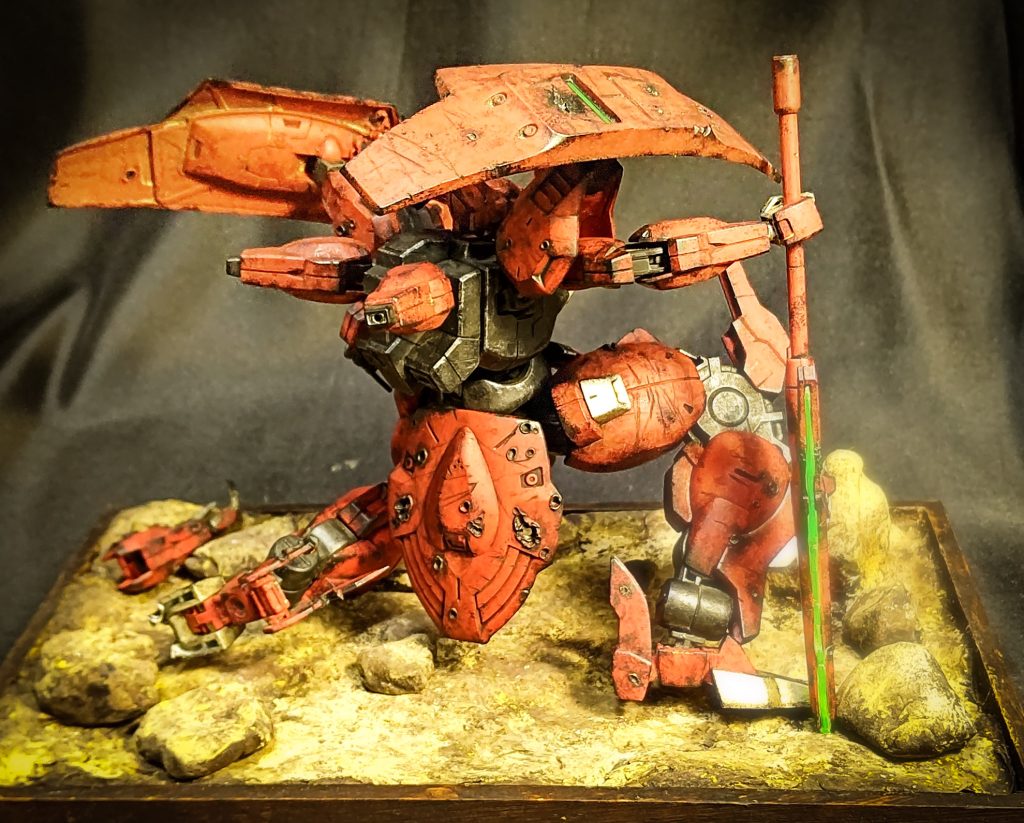 一周。盾の向きが逆ですね、これ。