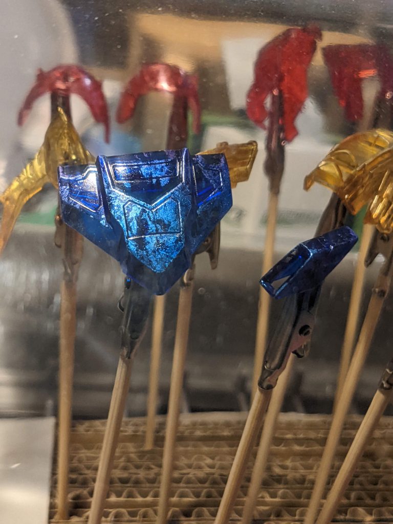 クリアーでグラデーション後