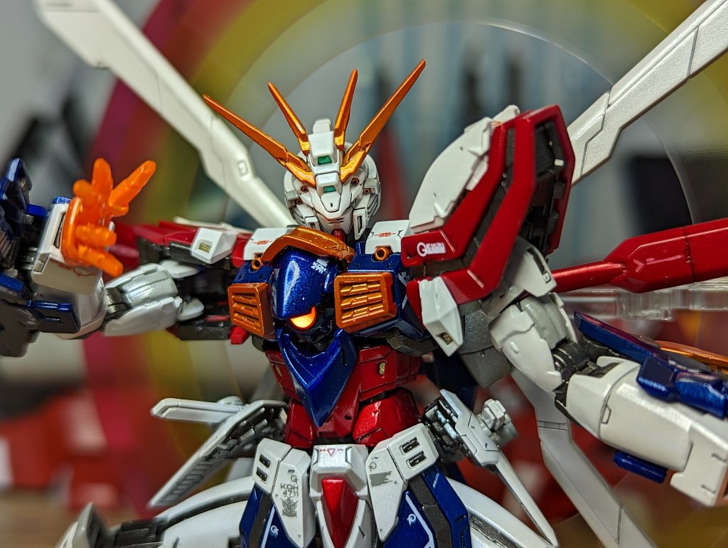 超合金ぽい表現を目指して塗装を頑張りました。 なぜかマルチプライヤーが引っかかって開かない。。