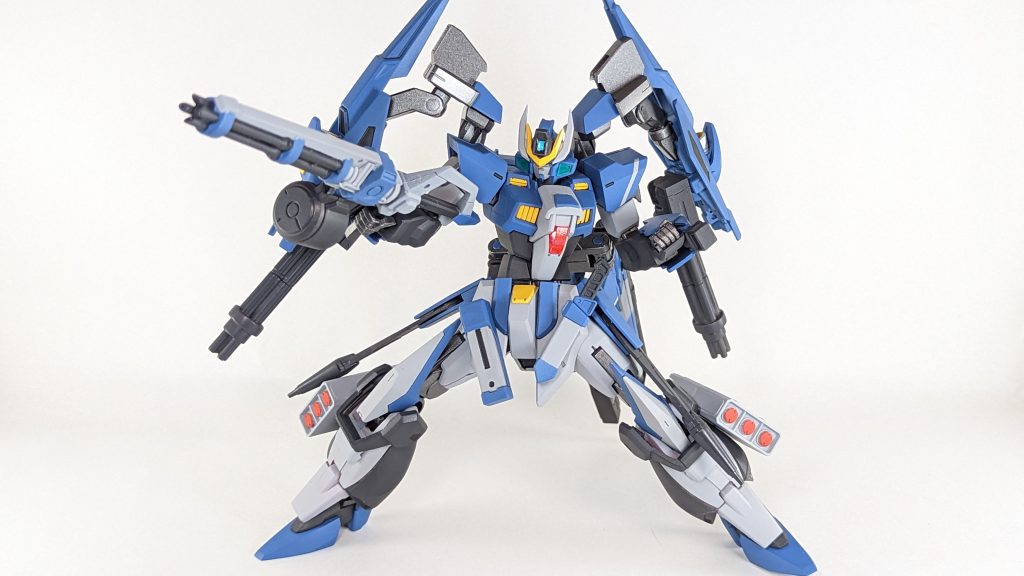 こちらはガトリングバレル見たまんまもう実弾をばら撒きまくるやつですガンダムフレームにはこれで対抗しような!