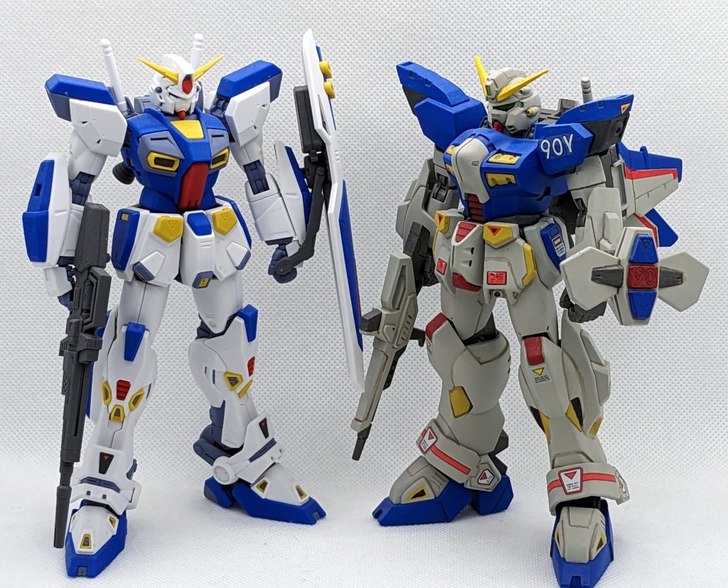 MG F90Ⅰと。AtoZプロジェクトで立体化されるなら、どんな感じにリファインされるのかが楽しみなクラスターガンダムでした。