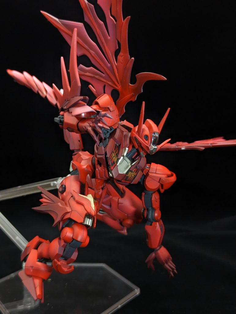 HG 1/144 ガンダムエアリアル  赤竜改修型–4枚目/制作者：Youtwo