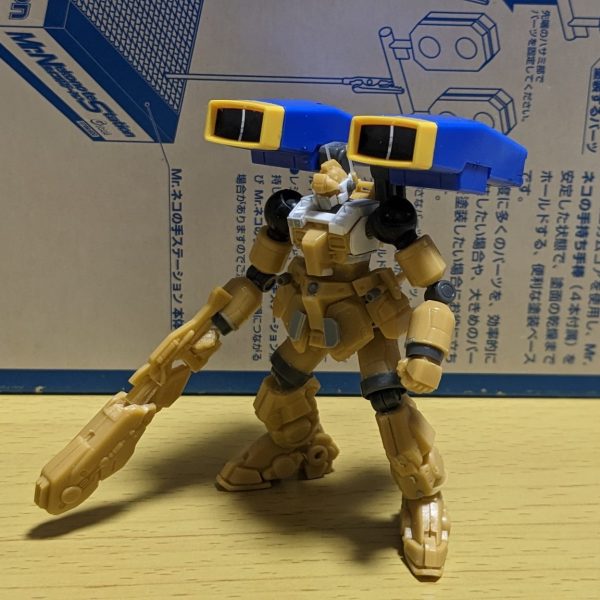 アーティファクト版ガンキャノン・アクアなんですが、背中の魚雷デカすぎますかね🤔？