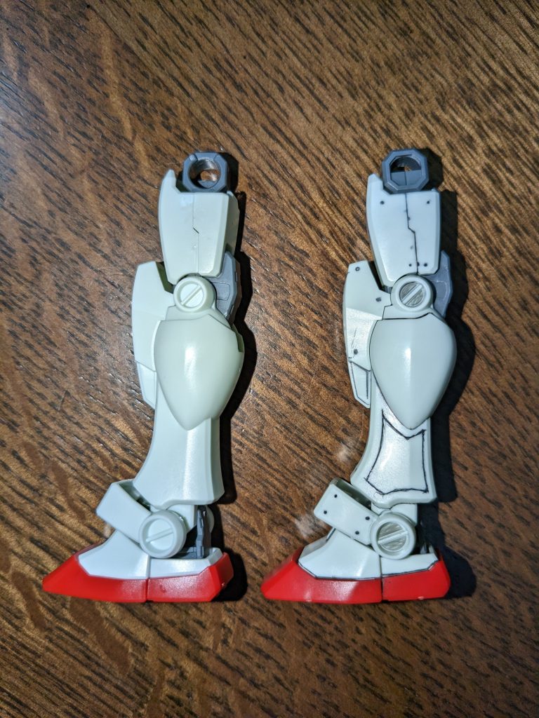 これは足の横の比較スジボリってすげぇ