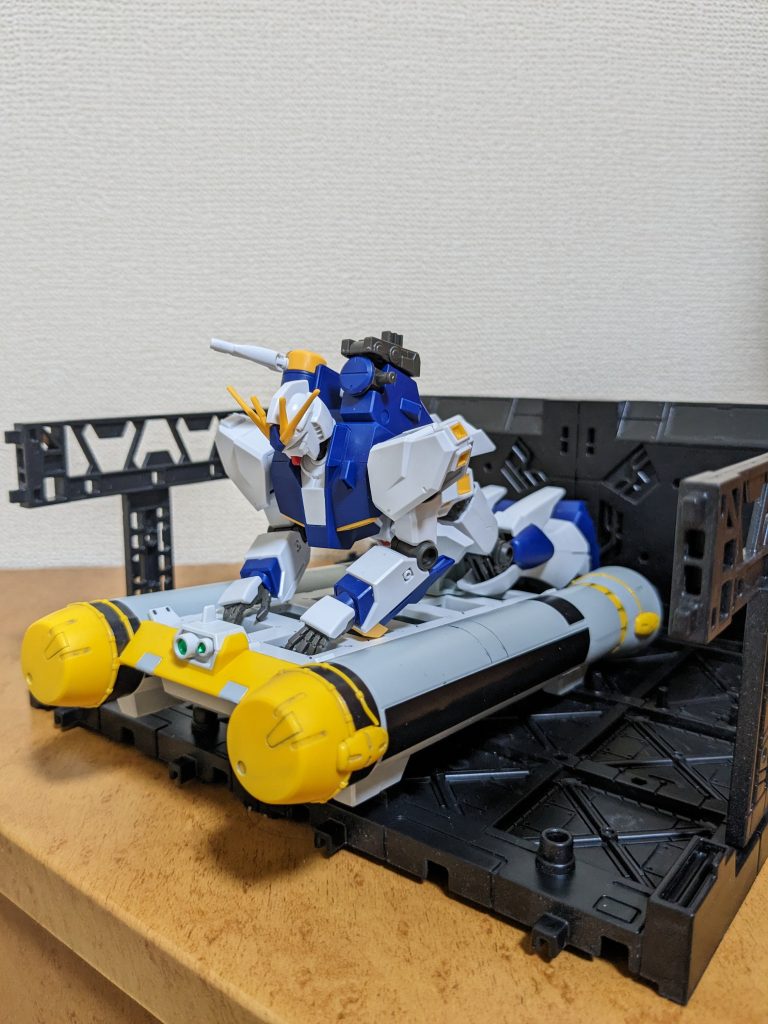 【EＧ】RXー９３ffνガンダム＆【HG】ブースターベッド–5枚目/制作者：まっちゃん