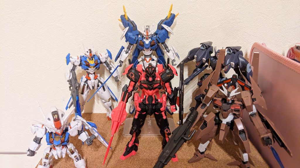 ムスメのガンプラ棚