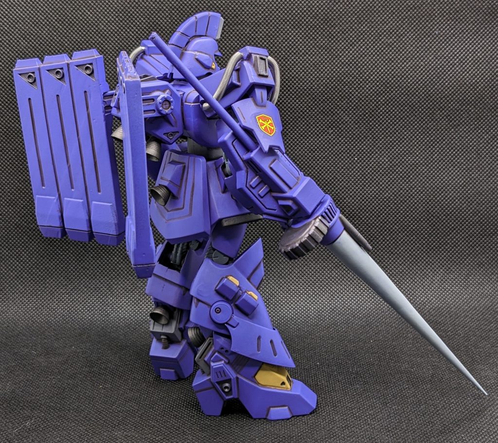 ショットランサーとシェルフノズルはデジタルモデリングしたデータを3Dプリントした光硬化レジンのパーツを仕上げて用意しました。