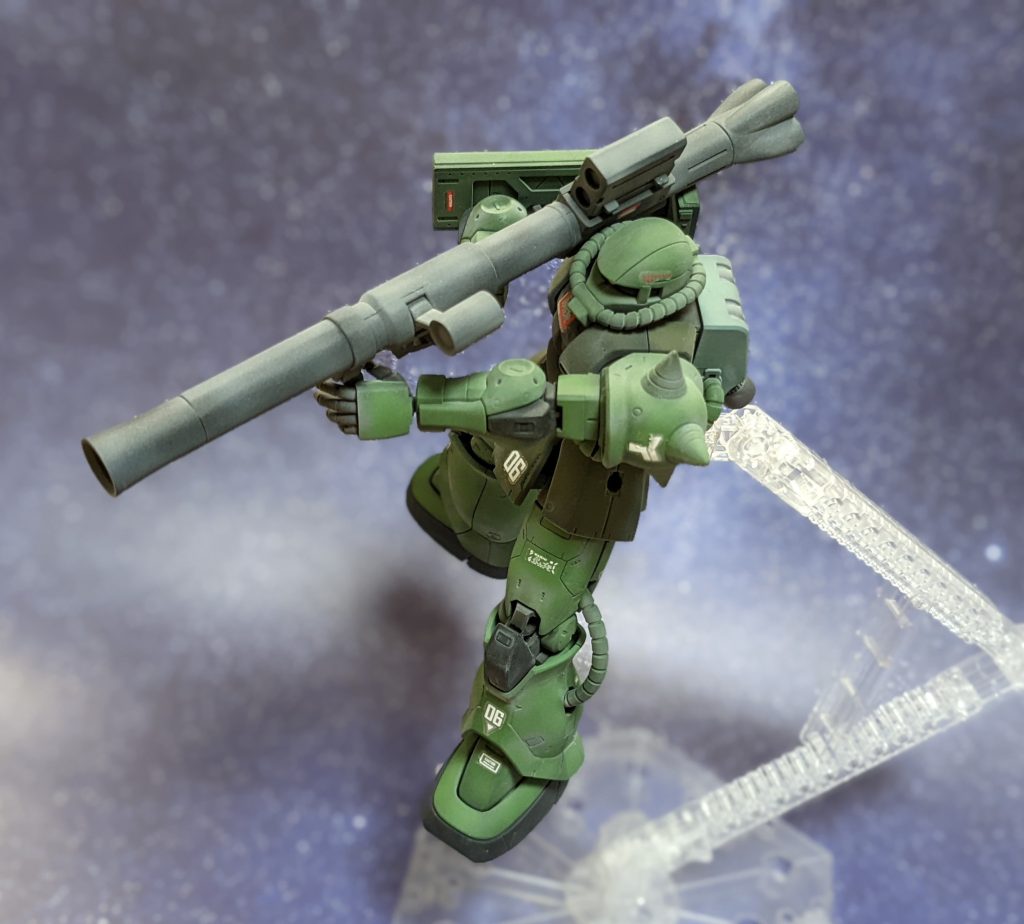 バズーカの繋目消しが微妙