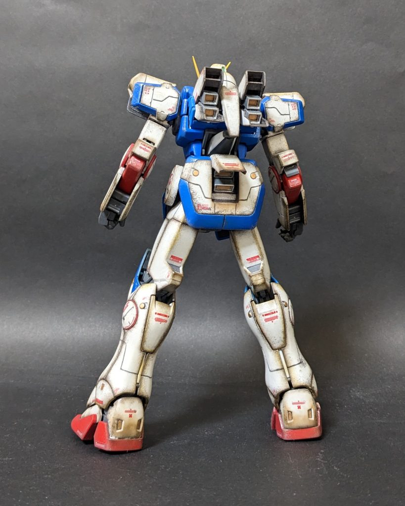 バックショット。バックパックやバーニアは無いに等しいくらいシンプル