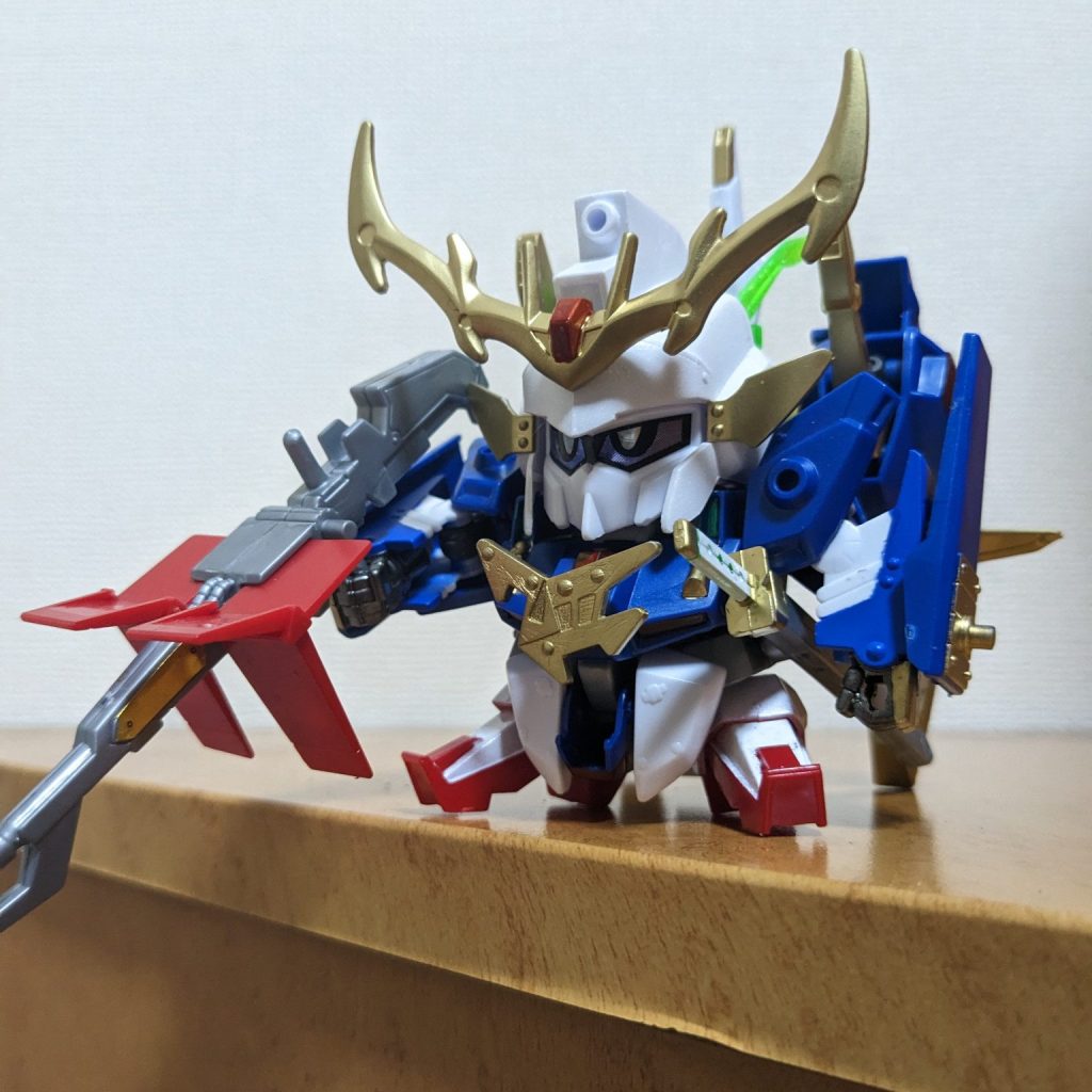 BB戦士 鉄機武者鋼丸 カラーメッキバージョン 非売品 未使用 美品 BB戦士 鉄機武者鋼丸(超輝光シールバージョン)【超機動大将軍編