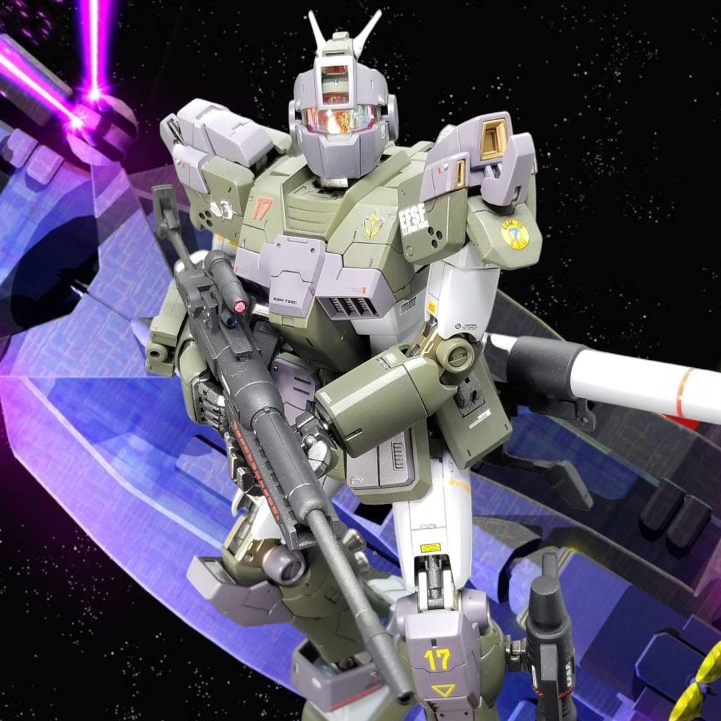 MG ジムスナイパーカスタム テネスAユング機｜B Jさんのガンプラ 