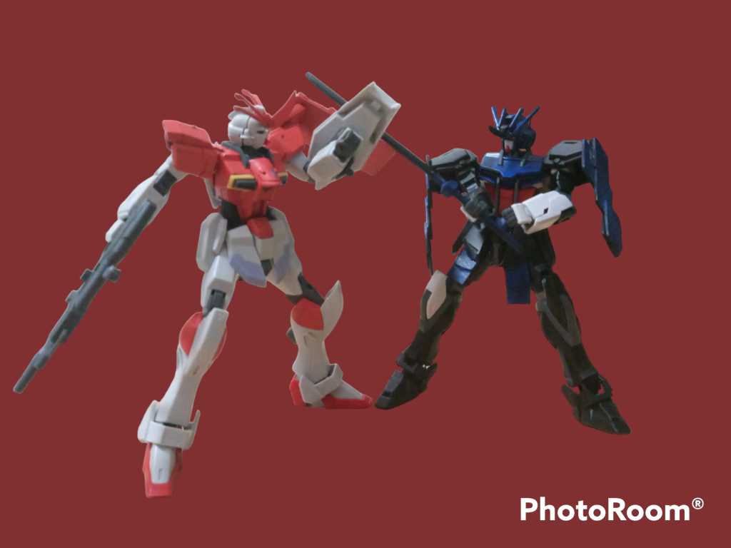 ストライクガンダムと勝負