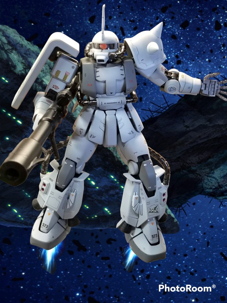 いつかドズルのザクと並べて飾りたいですな。最後までご覧いただきありがとうございます。