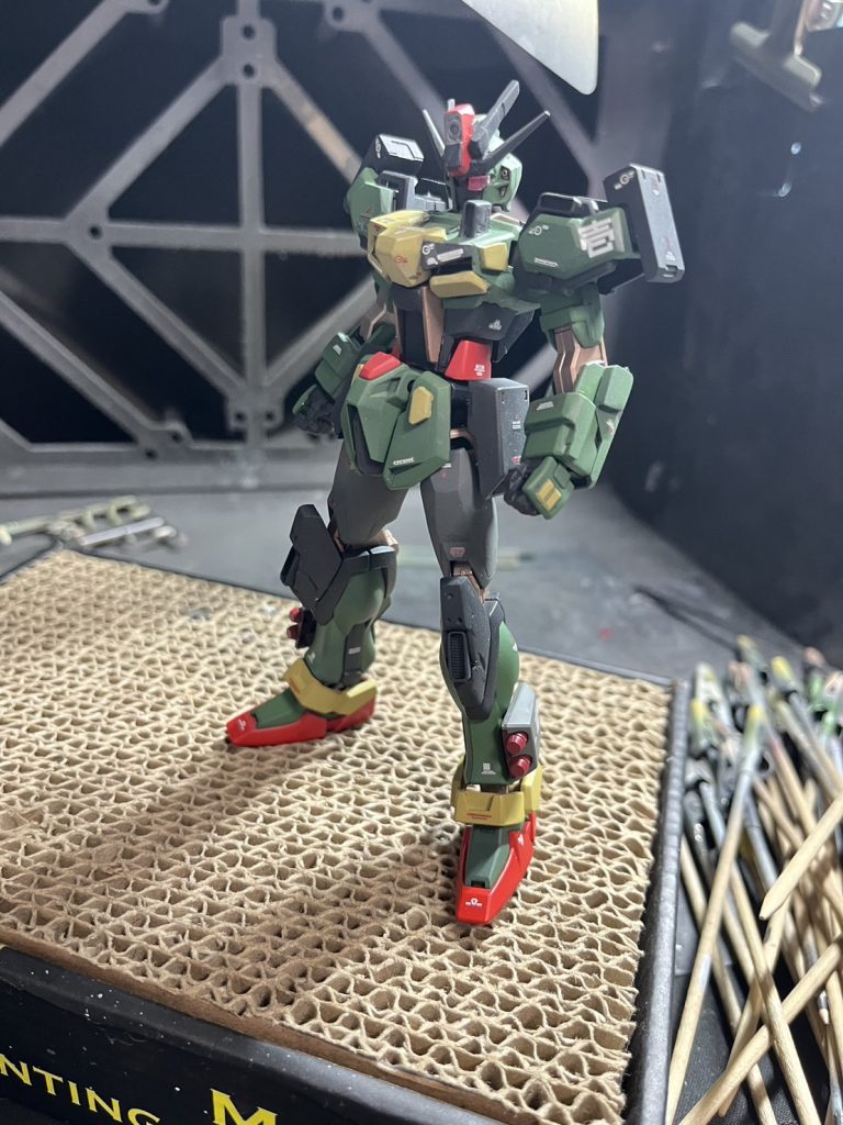 塗装後にデカールを貼って後はドライブラシをして完成です 最後まで閲覧いただきありがとうございました。またどこかでお会いしましょう　さよなら　　ノシ