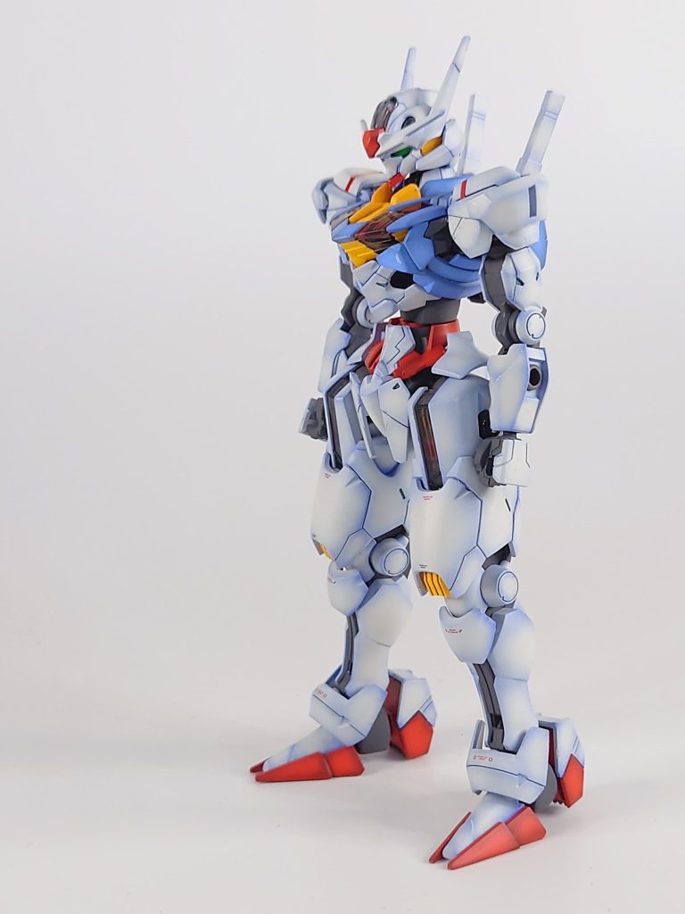 横からの写真です、ちょっとグラデがくどかったかな？と思ったり