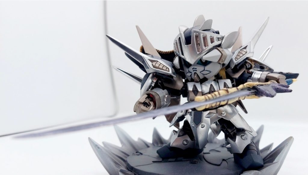 銀竜ハンター   ゼロガンダム–2枚目/制作者：昨日の 🎈W